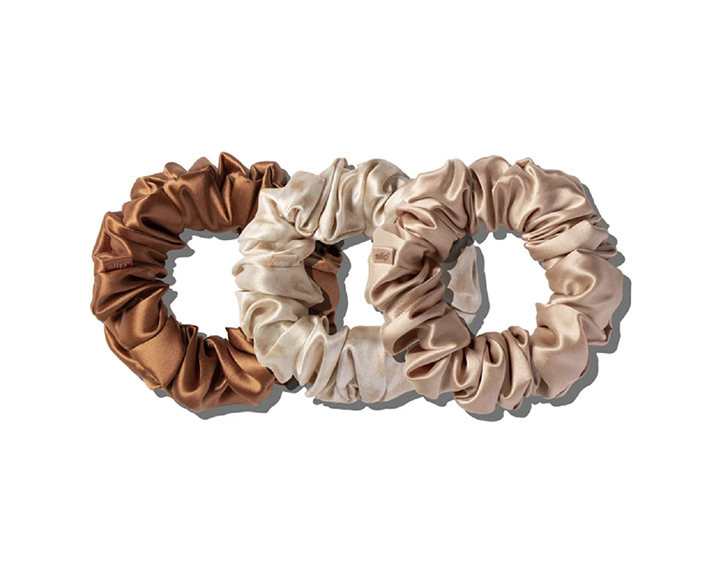 silk scrunchies