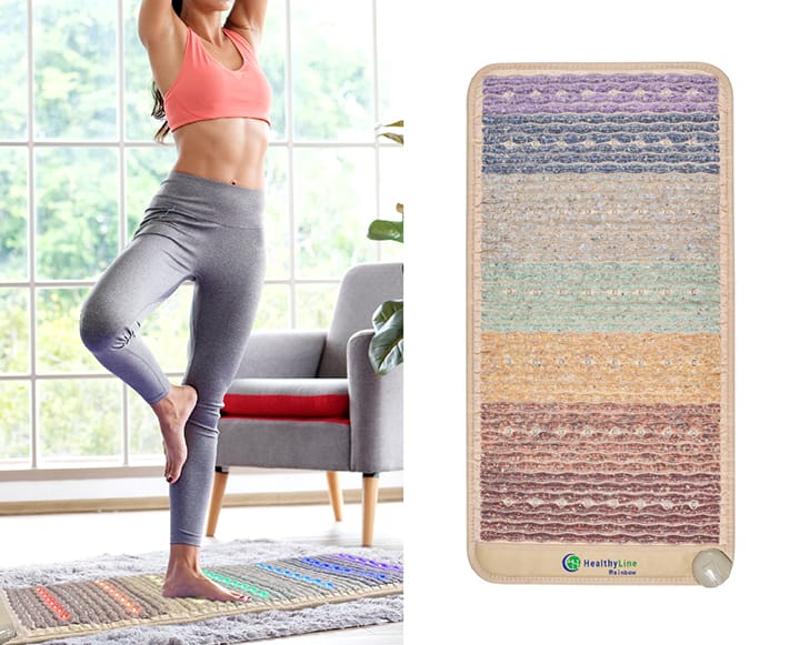 healthyline pemf rainbow chakra mat